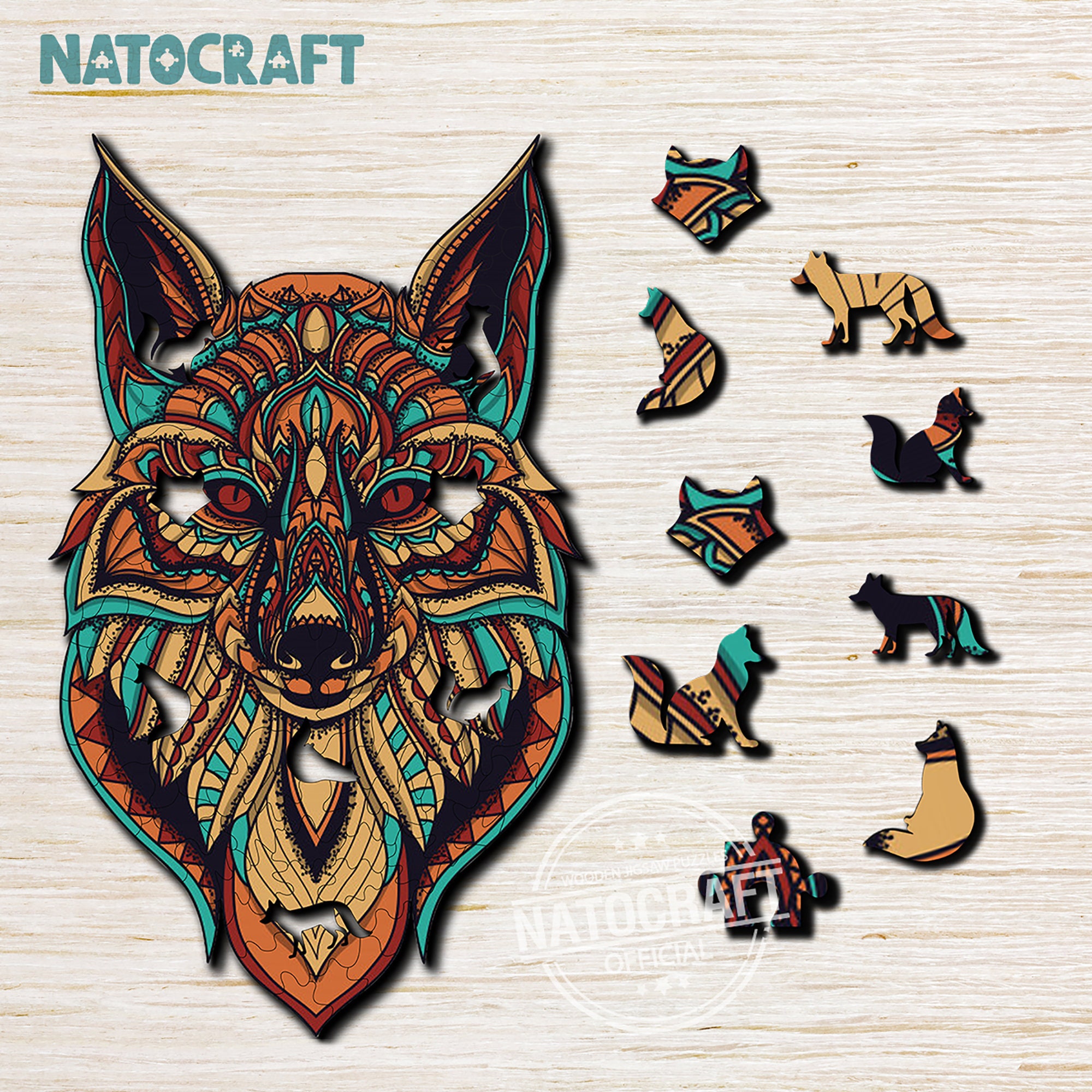 Natocraft Magic Wooden Puzzle Jigsaw 
