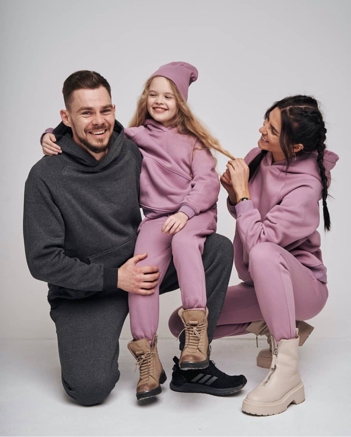 Family matching cotton sweatsuit Family matching style | Etsy