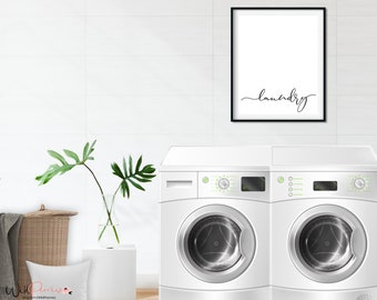 Laundry Wall Sign, Printable Laundry Room Wall Art, Laundry Room Decor Printable, Laundry Room Printable, Laundry Sign, Instant Download