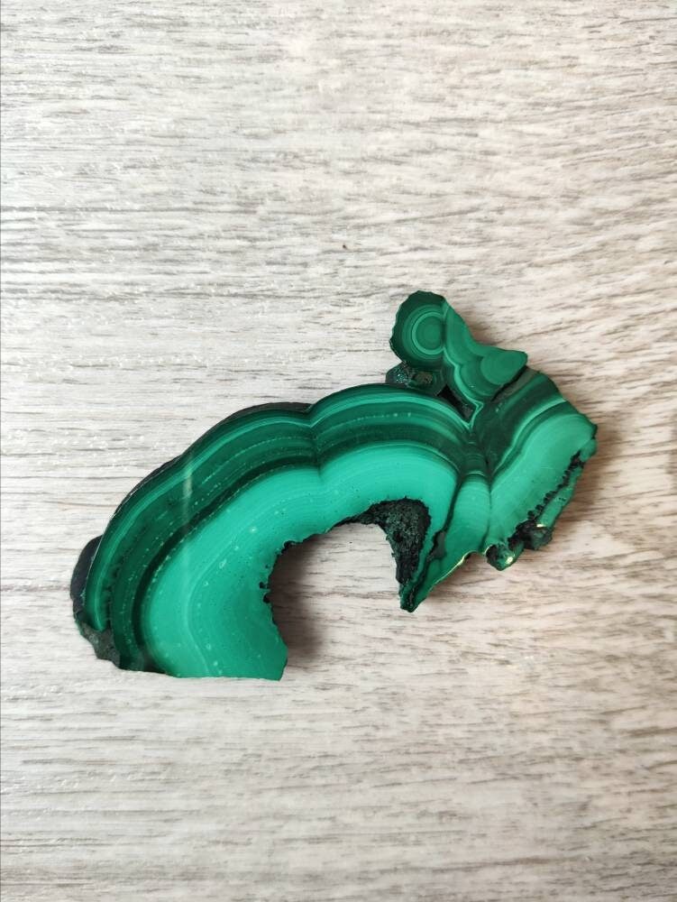 Petite Plaque Malachite Sans Socle