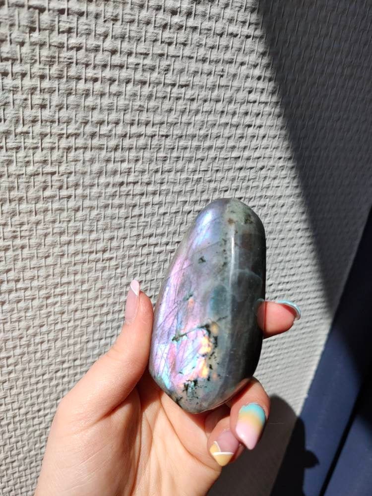 Bloc Labradorite Multicolore