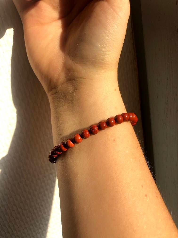 Bracelet Jaspe Rouge