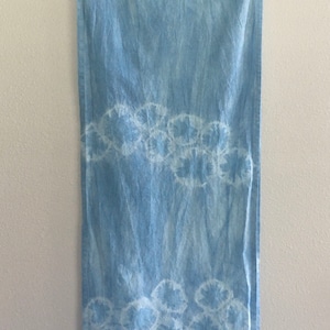 Hand Dyed Cotton Linen Table Runner