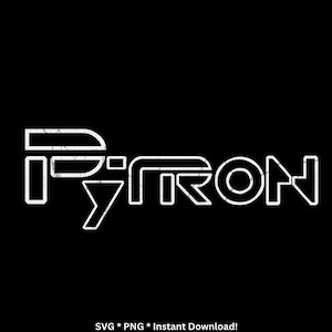 Projekty Python Tron Art, Koszulka do programowania oprogramowania Python, Projekt koszulki PyTRON, PNG SVG, Natychmiastowe pobieranie