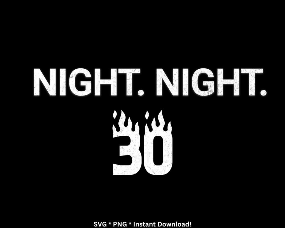 Stephen Curry Night Night Svg - Etsy