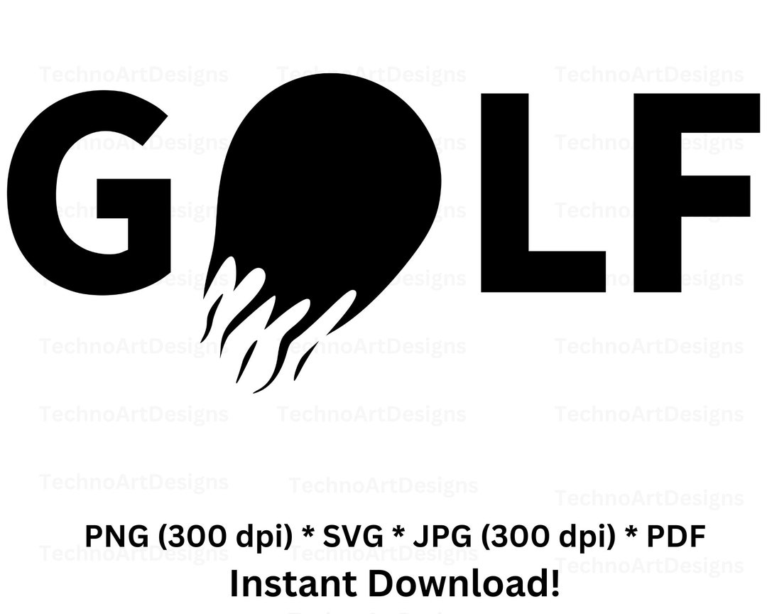 Golf Svg, Golf Ball File, Golf Ball Clipart, Golf Club Svg, Golf Ball