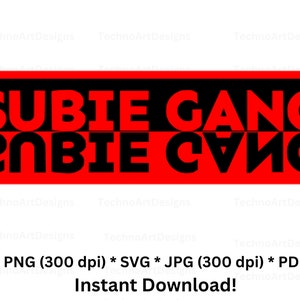 Subie Gang svg、車好き、車愛好家、Subieファンへのギフト、日本車、ベクターグラフィック svg png jpg pdf インスタントデジタルダウンロード