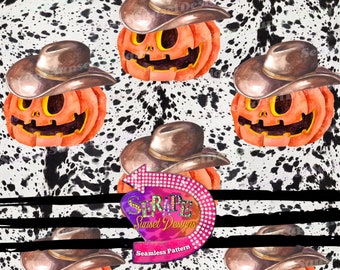 Cowhide Pumpkin Seamless File