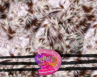 Cowhide Seamless Pattern Digital Paper