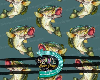 Fish Boys Fabric Pattern- Seamless File