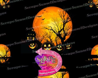 Spooky pumpkin  Seamless File