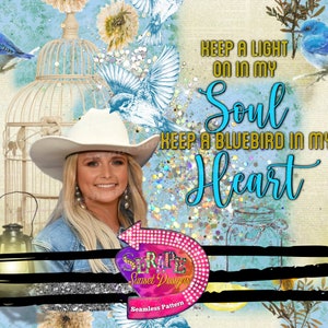 Miranda Lambert Blue Bird Seamless File