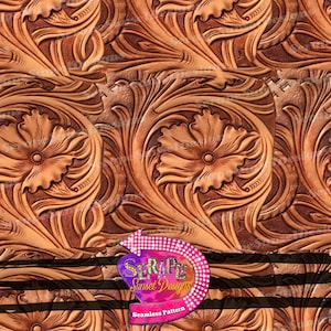 Tooled Leather Seamless Pattern