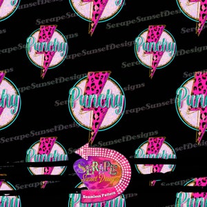 Punchy Glitter lightening  Seamless File