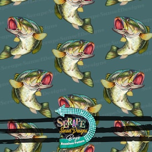 Fish Boys Fabric Pattern- Seamless File