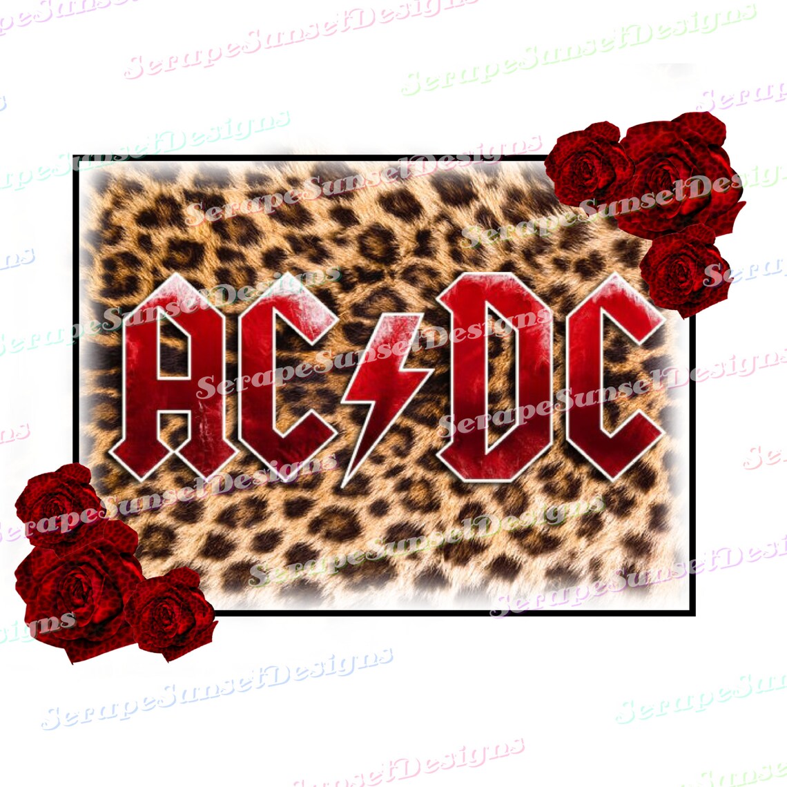 AC/DC Sublimation Digital Download - Etsy