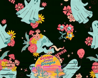 Halloween Hippie Seamless File