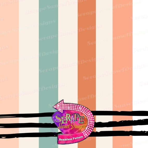 Fall Neutral Color Stripes  Seamless File for Fabric Printing