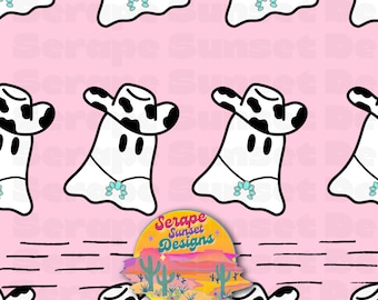 Halloween Cow ghoul Seamless File
