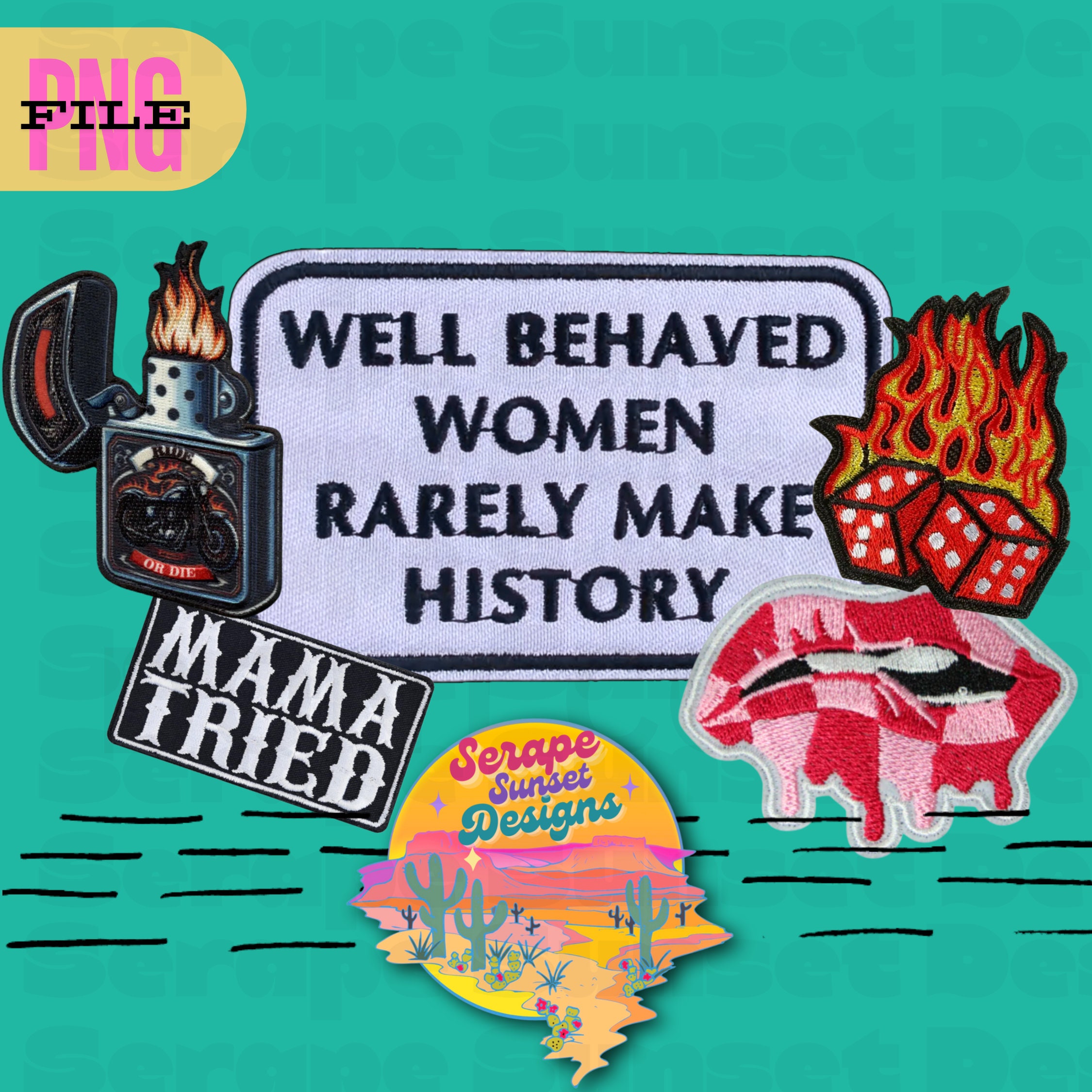 "Well Behaved Women Seldom Make History" Bumper Sticker - 5" Vinyl Decal, Waterproof & Durable 1 thumbnail image