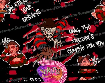 Freddy HALLOWEEN  Seamless File