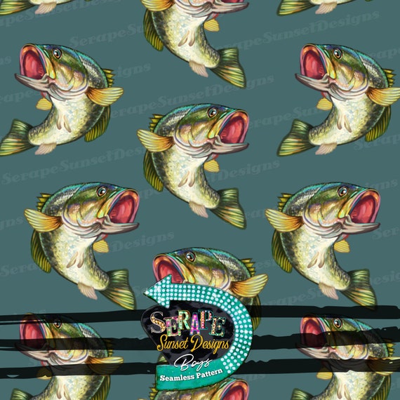 Fish Boys Fabric Pattern- Seamless File