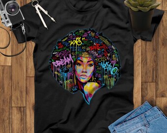 Graffiti Frau Tshirt