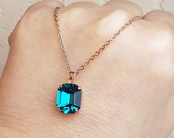 AmaranTeen 18K gold plated colorful zircon women pendant necklace AmaranTeen 18K gold plated colorful zircon women pendant necklace