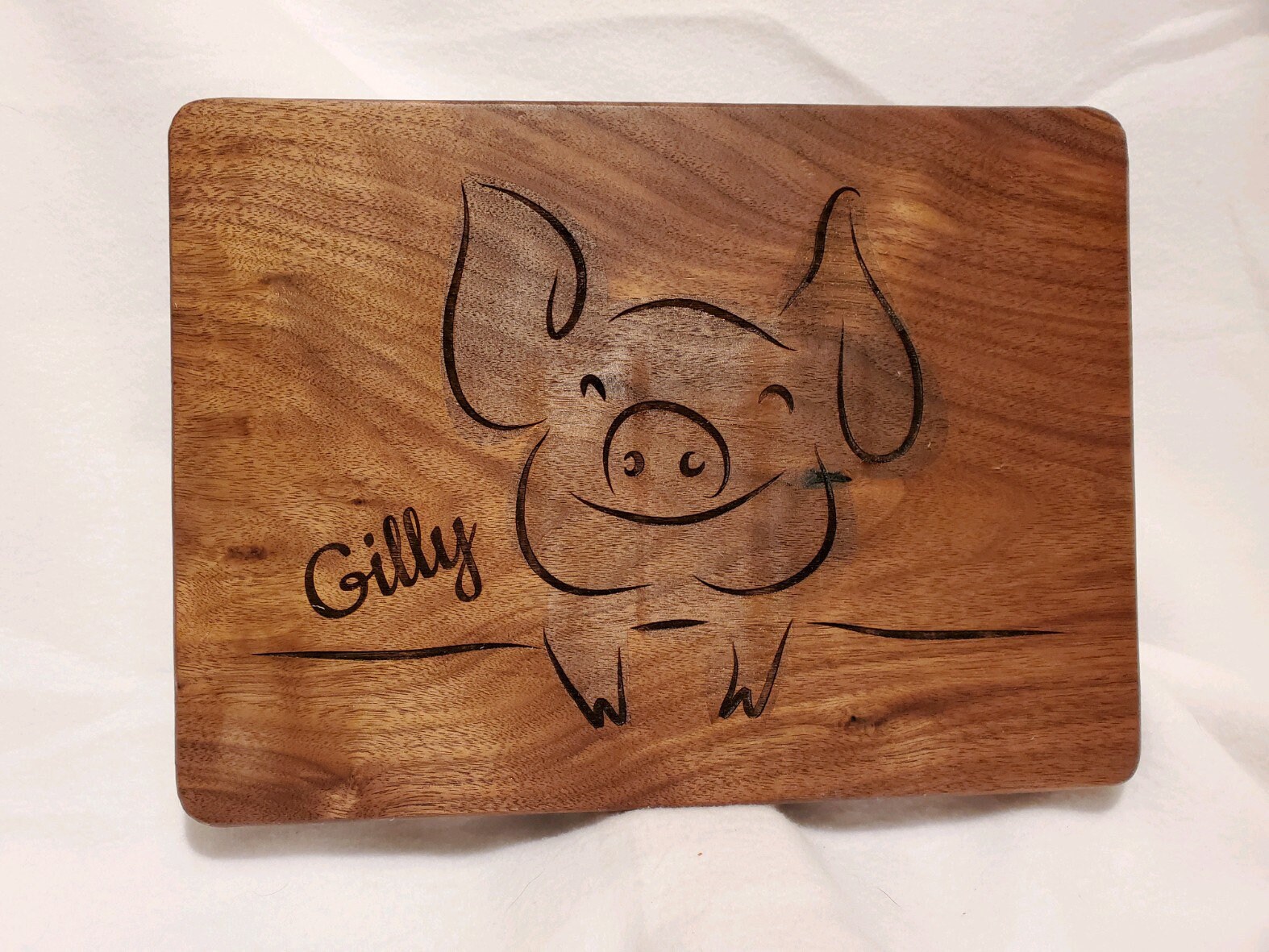 Pig Cutting Board, Engraved Cutting Board, Pig Sign, Birthday Gift, Housewarming Gift ...