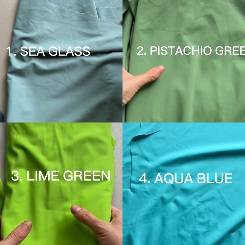 Swimwear fabric 4 way stretch fabric, nylon spandex, Lycra fabric for swimwear image 2