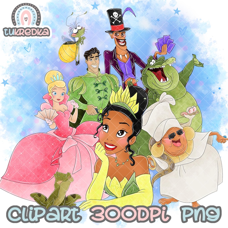Princess Ti Princess Tiana Clip Art, Princess and the Frog PNG Clip Art, Cartoon ...