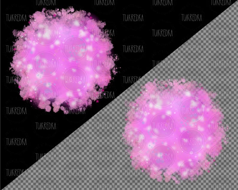 May include: A pink watercolor background with white and pink glitter. The background is a soft, dreamy, and ethereal design.