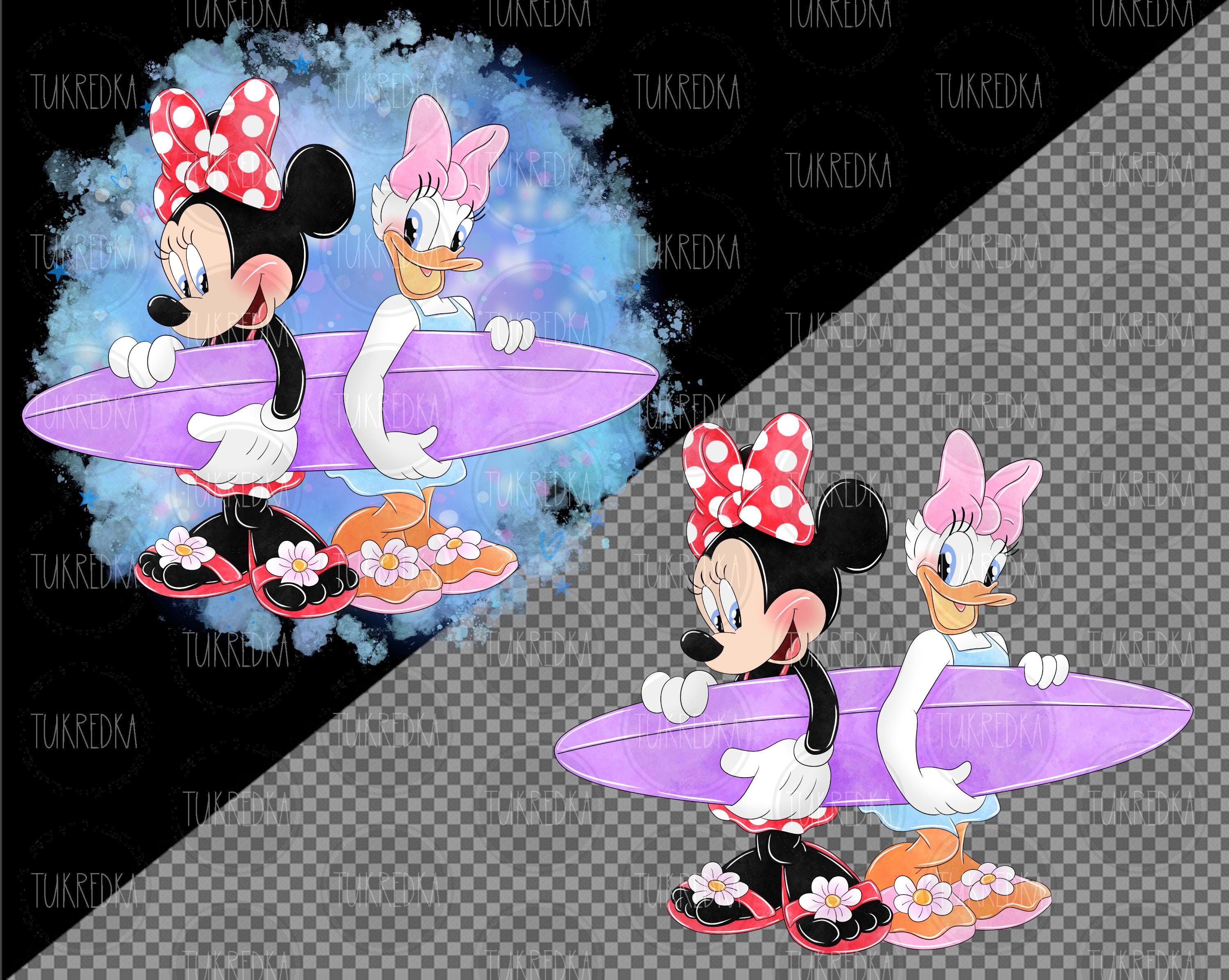 Minnie Mouse Daisy Beach Clipart, PNG Clip Art, Cartoon Sublimation ...