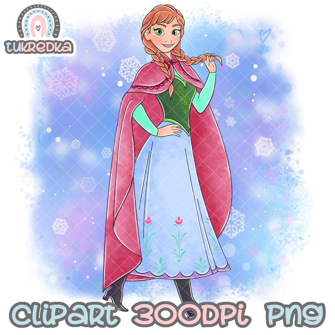 Elsa and Anna Frozen Clip Art PNG Clipart Cartoon Sublimation Art ...