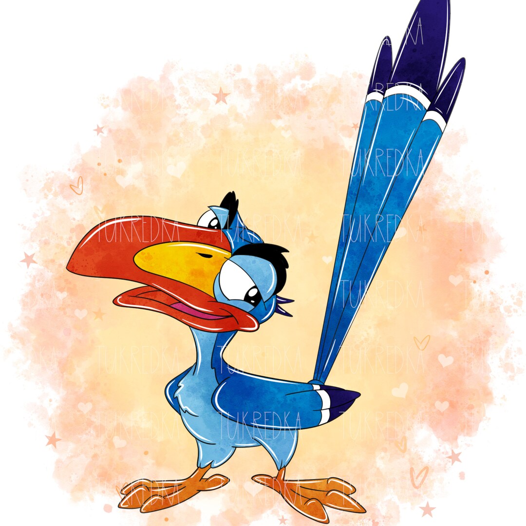The Lion King Zazu Clip Art PNG, Cartoon Sublimation PNG Clipart ...