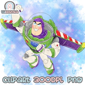 Buzz Lightyear Toy Story Cute Clip art PNG, Desenhos animados Clipart Sublimação PNG