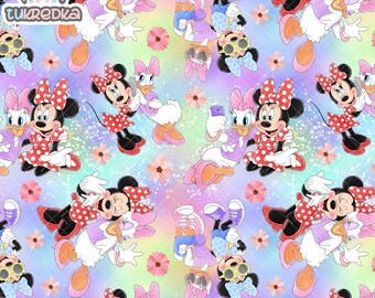 風船を持ったディズニーキャラクター - ミッキー、ミニー、グーフィー