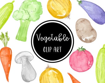 Groenten Clip art Aardappel Ui Broccoli Tomaat Wortel Aubergine Paddestoel Aquarel Digitale Clipart Download Gratis Commercieel Gebruik PNG