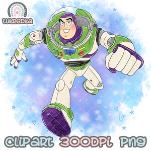 Buzz Lightyear Toy Story Cute Clip art PNG, Desenhos animados Clipart Sublimação PNG