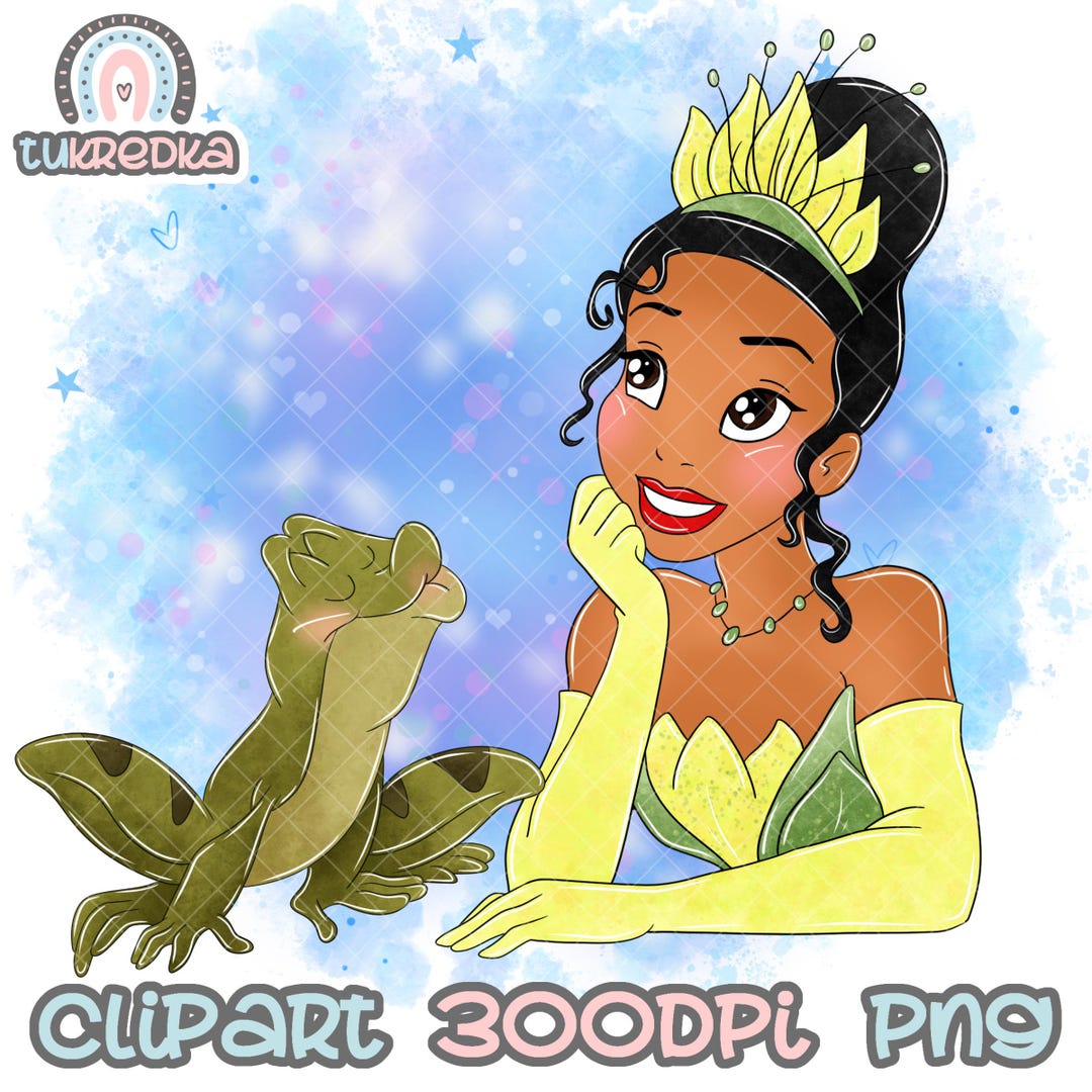 Princess Tiana Clip Art, Princess and the Frog PNG Clip