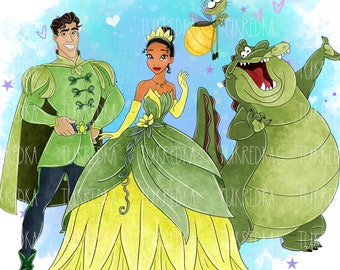 Princess Tiana Clip art, Princess and the Frog PNG Clip art, Cartoon Sublimation PNG