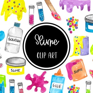 Slime Clip art Watercolor Handpainted Digital Dripping Borders Birthday Party Clipart Download Free Commercial Use PNG