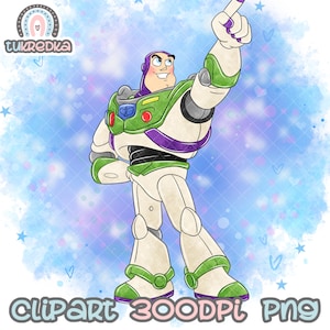 Buzz Lightyear Toy Story Cute Clip art PNG, Desenhos animados Clipart Sublimação PNG