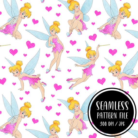 Tinkerbell Patterns Backgrounds Tinkerbell Tumbler Wrap