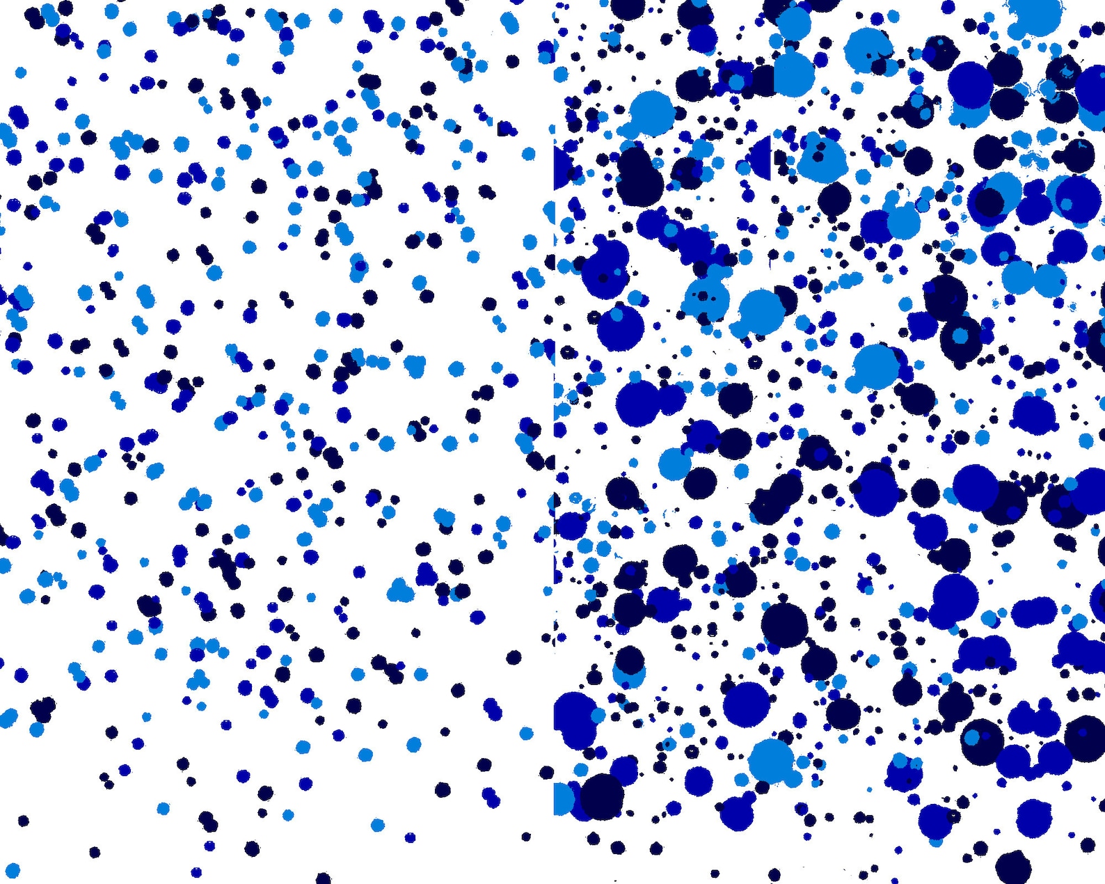 Digital Confetti Blue Border Confetti Clipart Confetti Etsy