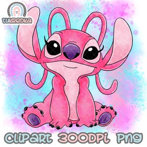 Stitch Angelo Carino Clip art PNG, Cartone animato Clipart Sublimazione PNG