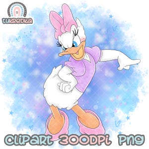 Daisy Duck Clipart, PNG Clip art, Mickey, Minnie And Friends Cartoon Sublimation PNG