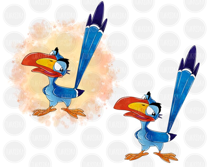 The Lion King Zazu Clip Art PNG, Cartoon Sublimation PNG Clipart ...