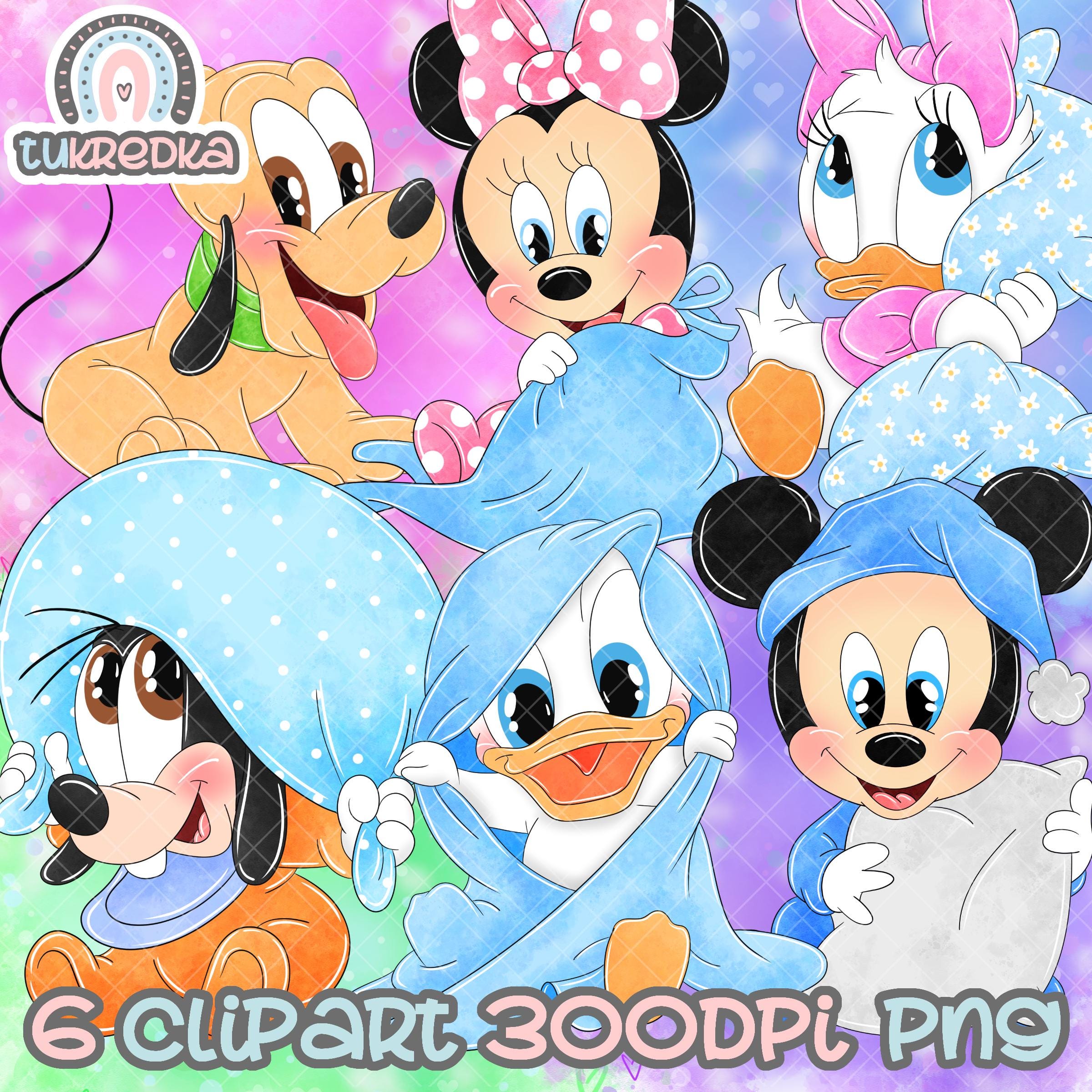 ミニー、ミッキー、プルート、ドナルド、デイジー、グーフィー