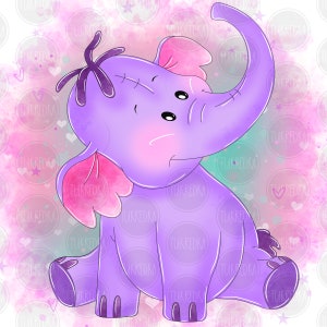 Heffalump Winnie The Pooh, Poohs Heffalump Carino Clip art PNG, Cartone animato Clipart Sublimazione PNG